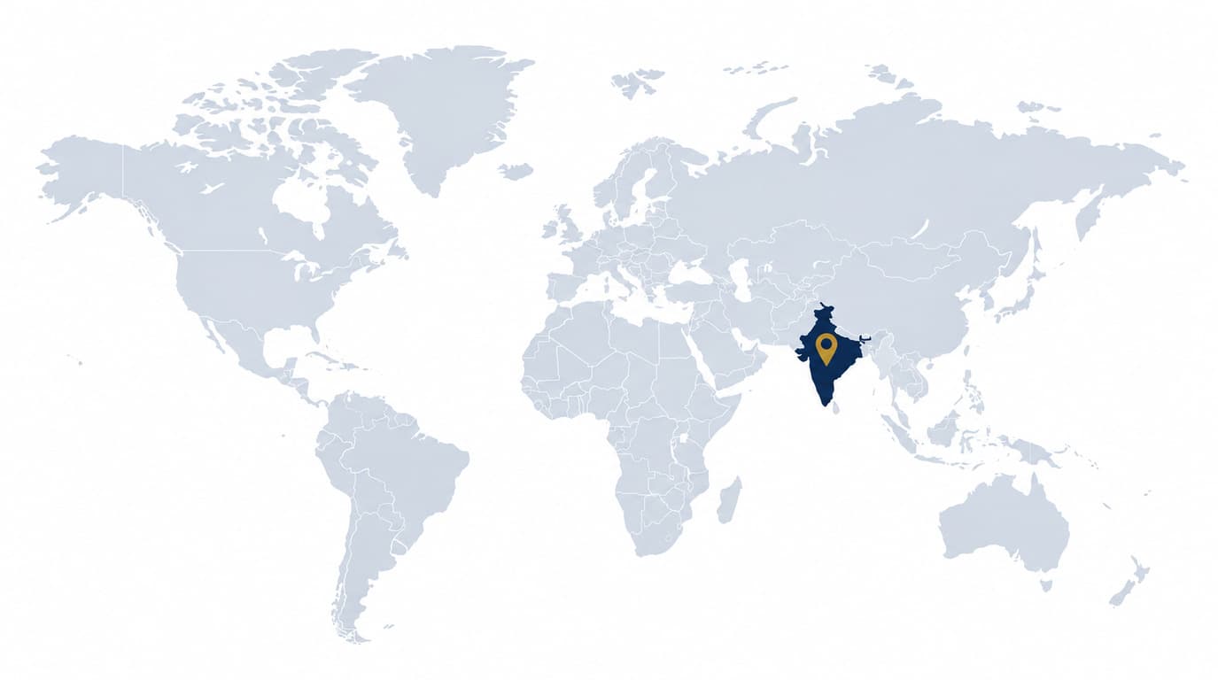 Shree Hari Export House Global Presence - Exporting to 65+ Countries