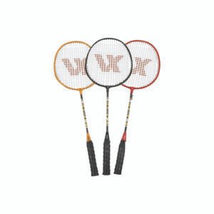 BADMINTON RACKET FLEXI (YELLOW,BLACK & RED)