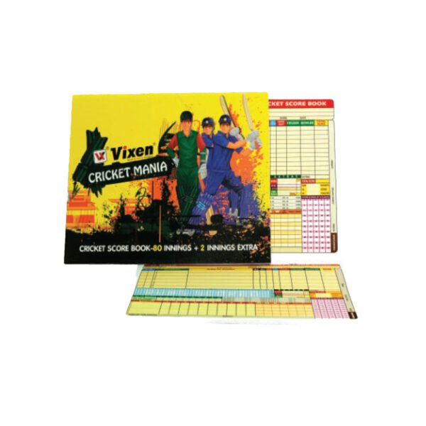 CRICKET SCORING BOOK 80 INNINGS PREMIUM GOLD