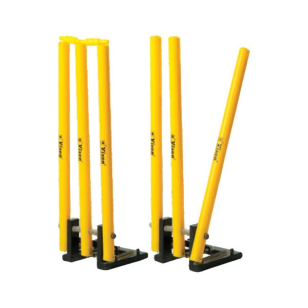 CRICKET SPRING RETURN STAMP SET WITH PLASTIC STUMPS